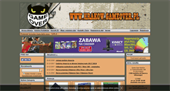 Desktop Screenshot of krakow.gameover.pl