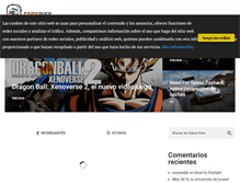 Tablet Screenshot of gameover.es