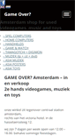 Mobile Screenshot of gameover.nl